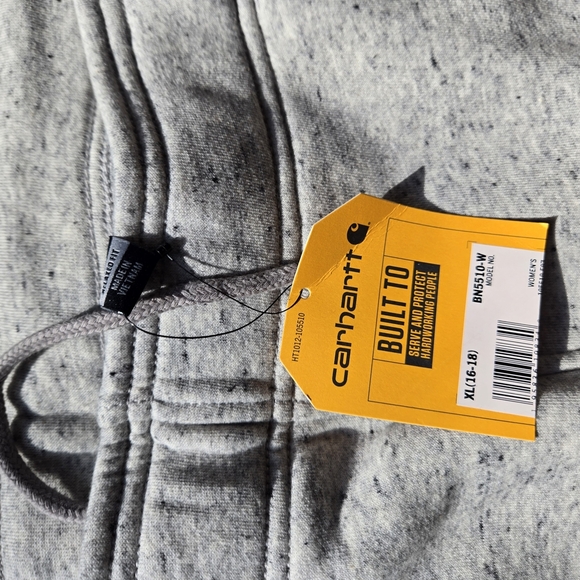 Carhartt Gray Straight Leg Sweatpants Durable Style NWT - Picture 4 of 7